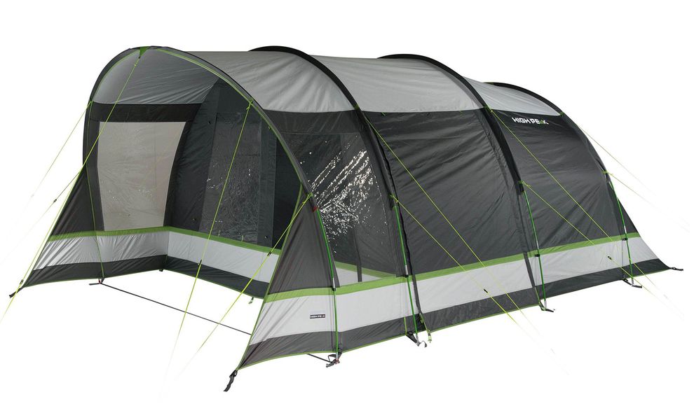 5-місний кемпінговий намет High Peak Garda 5.0, Кількість місць: 5, Колір: Light Grey/Dark Grey/Green, зображення 6
