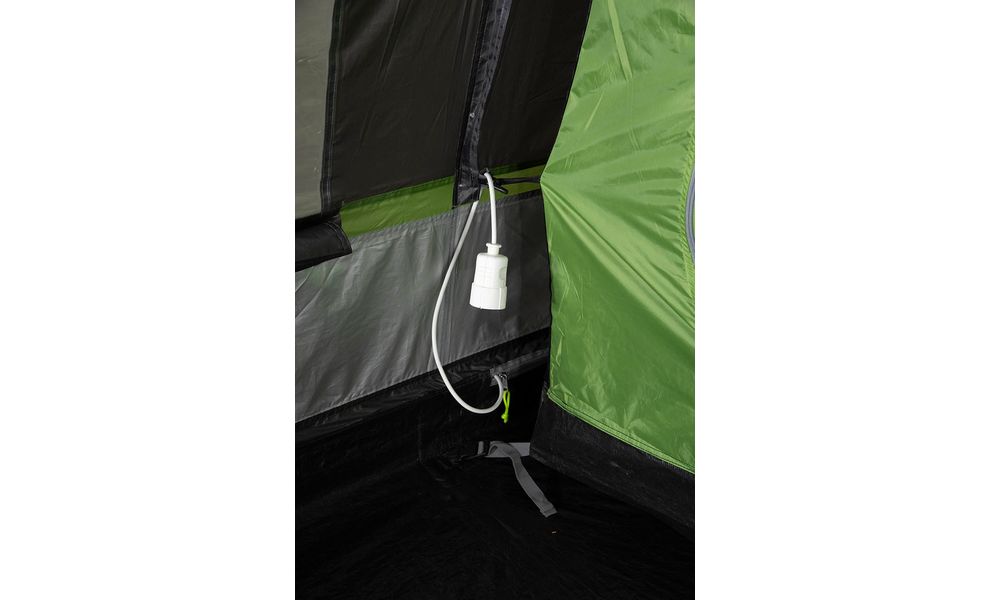 5-місний кемпінговий намет High Peak Garda 5.0, Кількість місць: 5, Колір: Light Grey/Dark Grey/Green, зображення 10