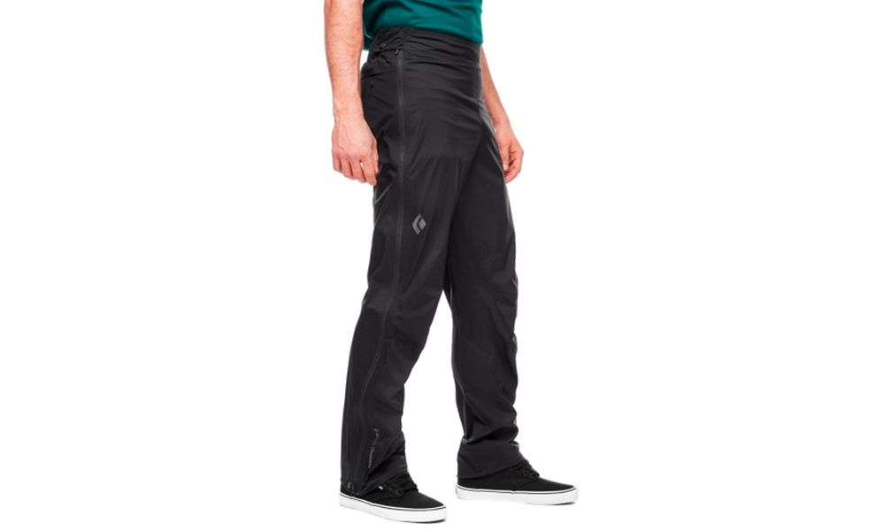Штани чоловічі Black Diamond Stormline Stretch FL ZP - Z9LC (015/Black), Колір виробника: 015/Black, Розмір: S, зображення 3