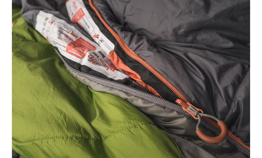 Демісезонний туристичний спальник Pinguin Micra CCS 185 (Blue) до 1°C: з капюшоном, Максимальний зріст користувача: 185, Колір: Blue, Сторона застібки: права, зображення 2