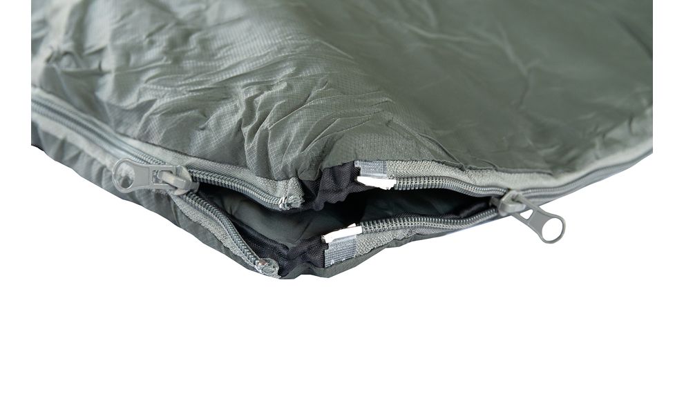 Літній кемпінговий спальник-ковдра Tramp Airy Light (Yellow) до 10°C, Максимальний зріст користувача: 185, Колір: Yellow/Grey, Сторона застібки: ліва, зображення 9