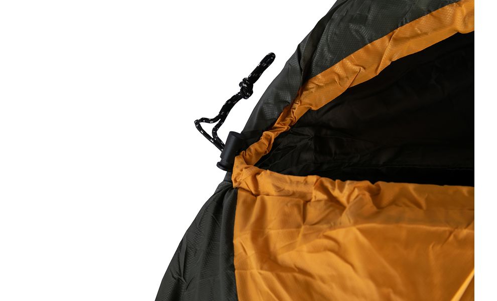 Демісезонний туристичний спальник Tramp Windy Light (Yellow) до 5°C: з капюшоном, Максимальний зріст користувача: 195, Колір: Yellow/Grey, Сторона застібки: права, зображення 6