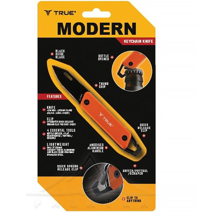 Брелок-ніж True Utility Modern KeyChain Knife (Orange) | TR