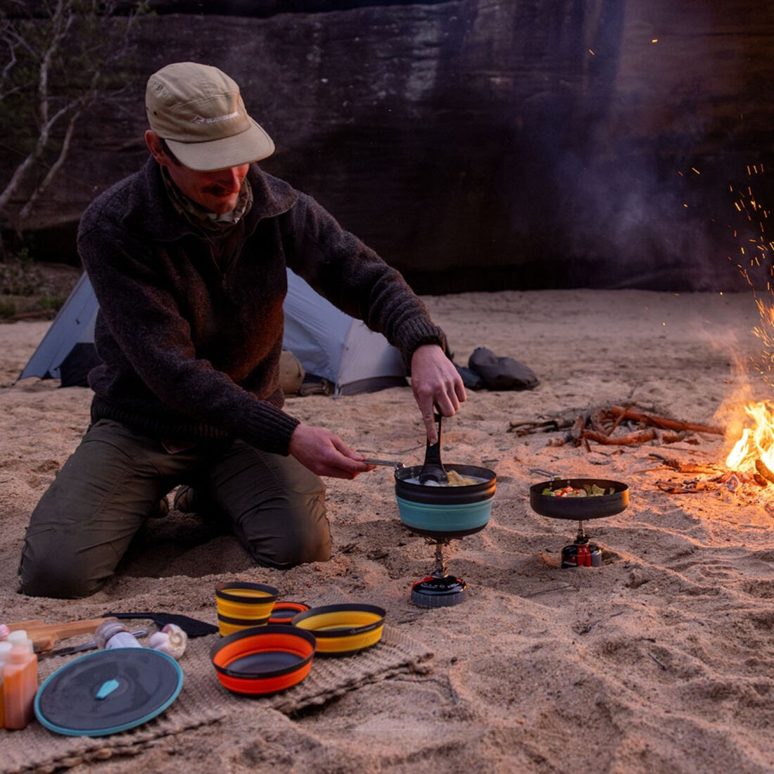 Набір посуду Sea to Summit Frontier UL Collapsible One Pot Cook