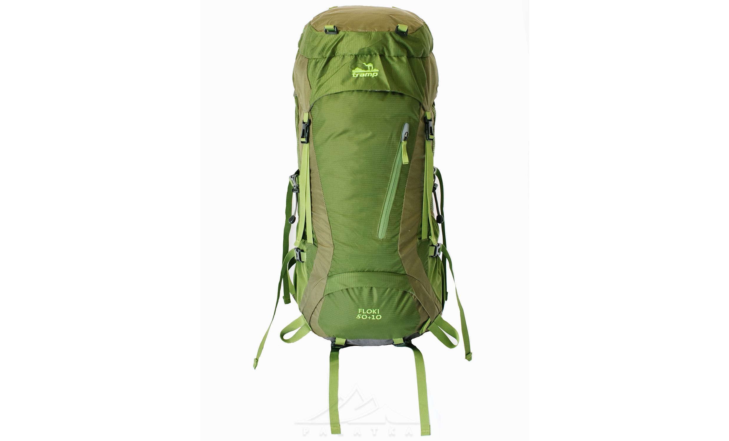Рюкзак Tramp UTRP-046 Floki 50+10 (Green), 50+10 л | PALATKA